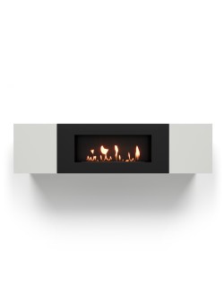 Тумба с биокамином Firelight BFP-P1600 белая