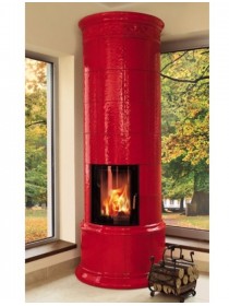 Изразцовая круглая печь Round