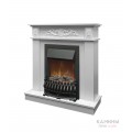 Каминокомплект АФРОДИТА Белый с очагом Электроочаг FOBOS ЛАЙТ/ФОБОС ЛАЙТ