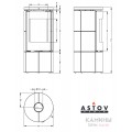 Печь-камин Астов R1.0 K MAX Печь-камин Астов R1.0 K MAX