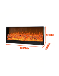 Электроочаг REALFIRE 1200 2D (с функцией обогрева)
