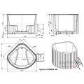 Купель угловая Corner 160 PolarSpa Купель угловая Corner 160 PolarSpa