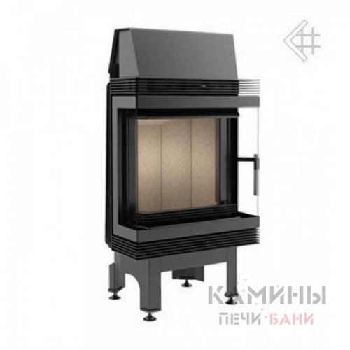 Каминная топка Kratki Blanka LP/BS (угловое стекло слева-справа)
