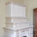 Дровянной камин Альбион в росписи Золотом Дровянной камин Альбион в росписи Золотом