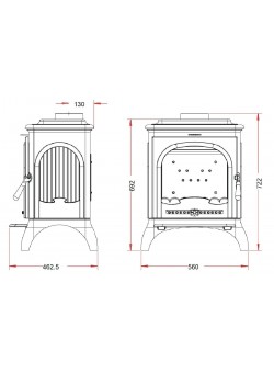 Чугунная печь Invicta Seville