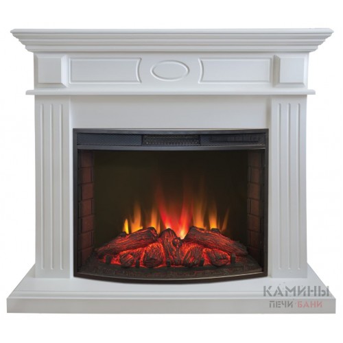 Электрокамин RealFlame Leda 25,5 WT с Evrika 25,5