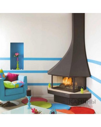 Угловой закрытый камин Julietta 985 JC Bordelet 