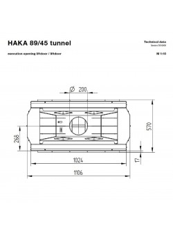 Каминная топка Hoxter HAKA 89/45Th