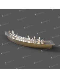 Топливный блок / биокамин радиусный SappFire