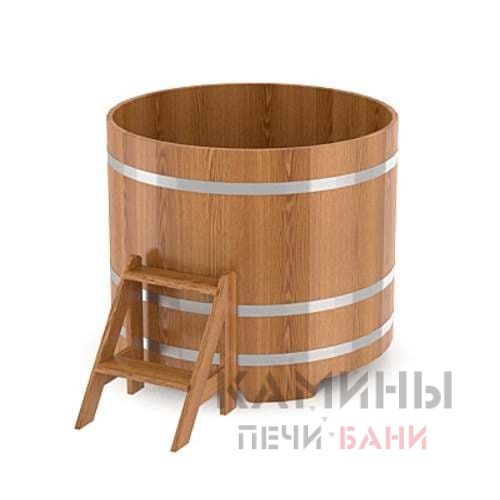Купель для бани круглая из дуба