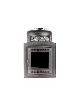 Печь банная "Атмосфера L" с комбинированной облицовкой "Змеевик" наборный