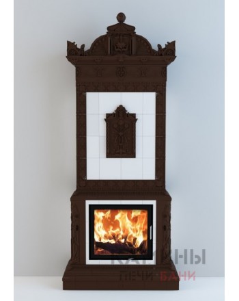 Изразцовый камин Викинг