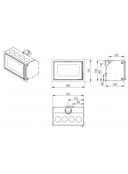 Каминная топка Jydepejsen Sigma