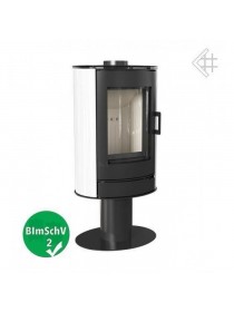 Печь-камин Kratki KOZA/AB/S/N/KAFEL/BIALY (кафель белый)