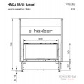 Каминная топка Hoxter HAKA 89/45Th