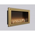 Настенный биокамин / очаг Saturn 900 с латунными рамками (SappFire) Настенный биокамин / очаг Saturn 900 с латунными рамками (SappFire)