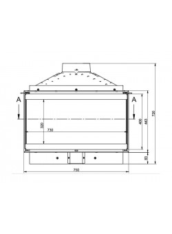 Каминная топка KFD ECO MAX 7 3F basic