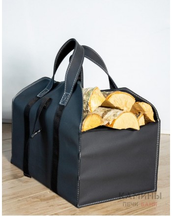 Сумка для дров с коробом Ottawa экокожа