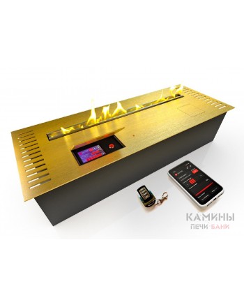 Автоматический биокамин ZeFire М 800 латунный с ДУ (ZeFire)