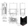 Каминная топка Kratki Amelia/L/BS/G (угловое стекло слева, гильотина) Каминная топка Kratki Amelia/L/BS/G (угловое стекло слева, гильотина)