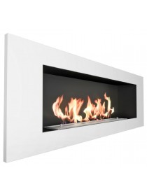 Биокамин Elliot 1200 с белой рамкой (ZeFire)