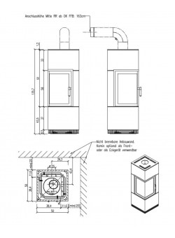 Печь-камин HARK Fifty 1.0 ECOplus
