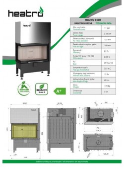 Каминная топка Heatro 69LH