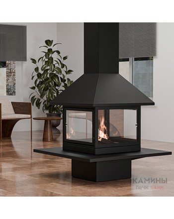 Дровяной камин Traforart Vulcano Central Enclosure