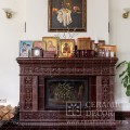 Комплект каминной облицовки Честер. Цвет: Шоколад