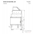 Каминная топка Hoxter ECKA 67/45/51W с водяным контуром Каминная топка Hoxter ECKA 67/45/51W с водяным контуром