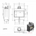 Каминная топка Kratki Lucy/14