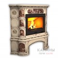 Изразцовый камин КимрПечь Прованс угловой с дровником Художественный Изразцовый камин КимрПечь Прованс угловой с дровником Художественный