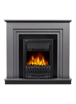 Каминокомплект: Очаг Electrolux Classic EFP/P-1020LS, портал Grado Classic графит, черный