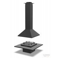 Дровяной камин Traforart Vulcano Central