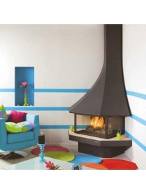 Угловой закрытый камин Julietta 985 JC Bordelet 