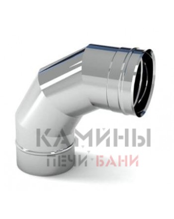 Отвод дымохода 90°