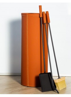 Ведро с аксессуарами в экокоже Bern