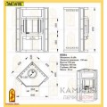 Печь-камин Мета-Бел Нева