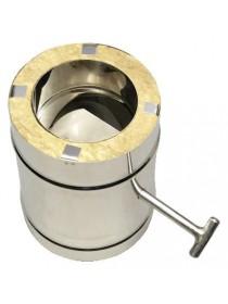 Заслонка сэндвич дымохода