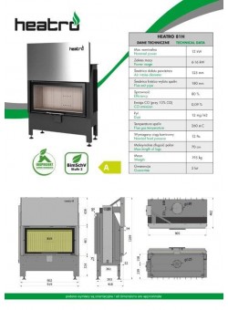 Каминная топка Heatro 81H