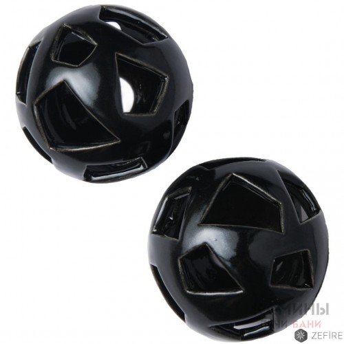 Шары черные с трапецевидными отверстиями 2 шт (ZeFire)