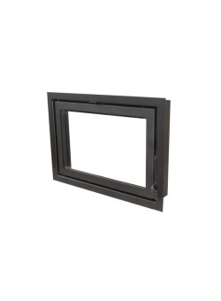 Камин пристенно-угловой Мюнхен (черный)