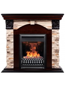 Электрокамин Dublin ROCK c очагом 3D Oregan