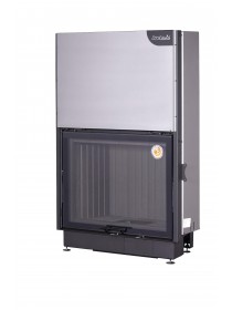 Каминная топка ВЕГА 1000 MB принтинг черный шамот