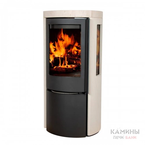 Печь-камин Jydepejsen Cozy Classic Moca Cream Sandstone Sideglass Печь-камин Jydepejsen Cozy Classic Moca Cream Sandstone Sideglass