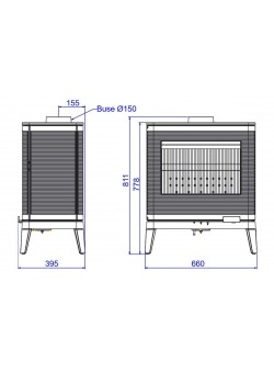 Печь-камин Invicta Kazan Zen