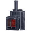 Печь для бани AVANGARD ЗК 35 (П2) Ураган в круглой сетке