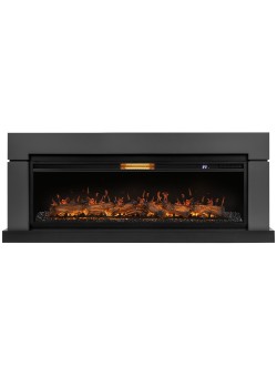 Каминокомплект: Очаг Royal Thermo Aurora RTFP/P-AR60LS, портал Lindos 60 G, графит