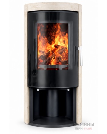 Дровяная печь-камин Ember H1 FG Limestone