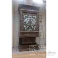 Облицовка трехсторонней топки АСТОВ П3С 12057 в коллекции Тюльпан коричневого цвета.